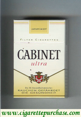 Cabinet Ultra cigarettes